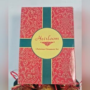 Vintage Heirloom Christmas Ornament Set - NEW IN BOX